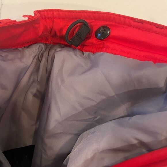 SPYDER Youth Size 10 Insulated Lined Waterproof Red Ski Snowboarding Pants adjus - Picture 9 of 12